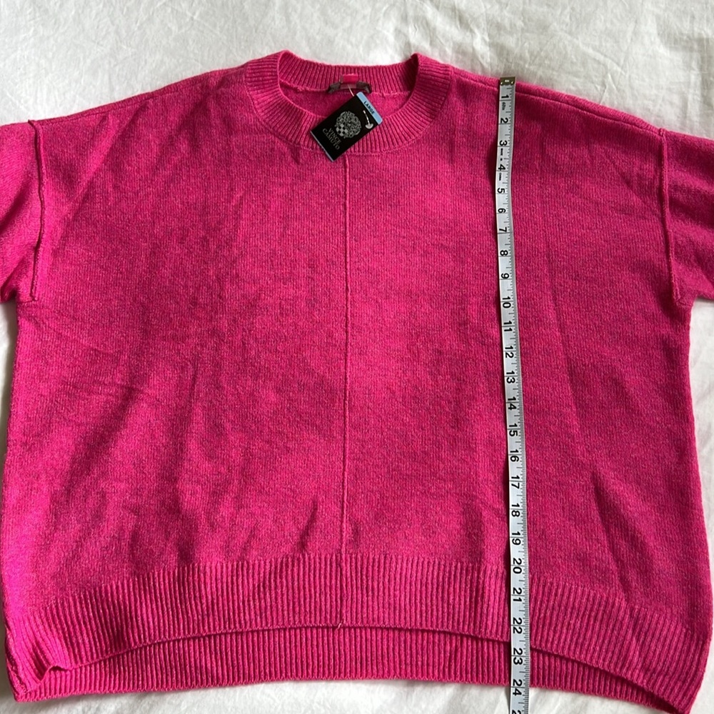 Vince Camuto Women’s Pink Crewneck Sweater Size L - Picture 6 of 7